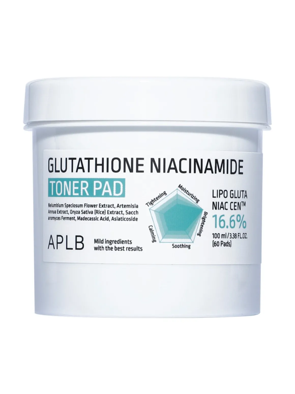 Glutathione Niacinamide Toner Pad