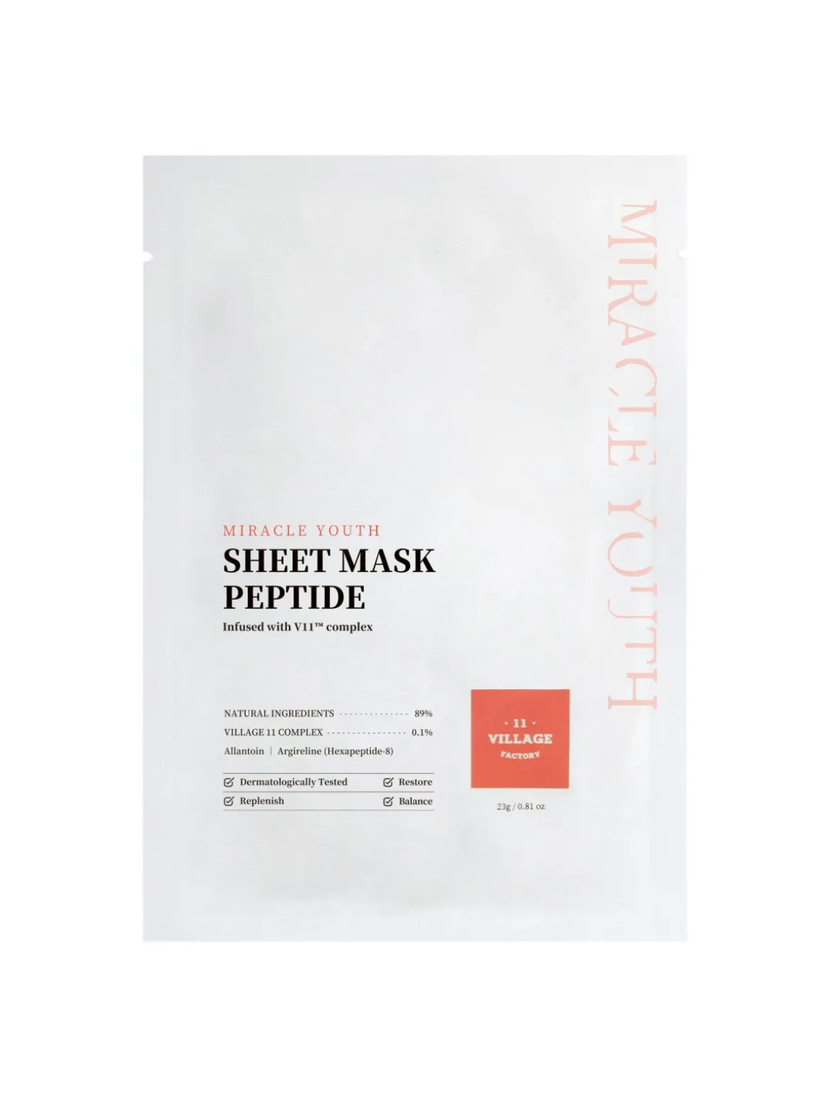 Miracle Youth Sheet Mask Peptide